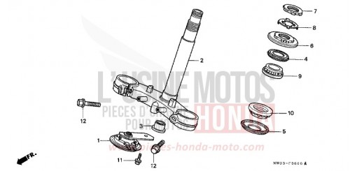STEERING STEM CBR900RRV de 1997